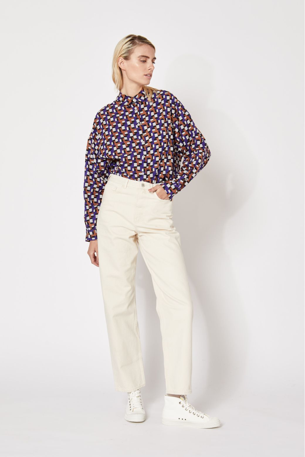 CHEMISE ROSALIE TEMPO VIOLET