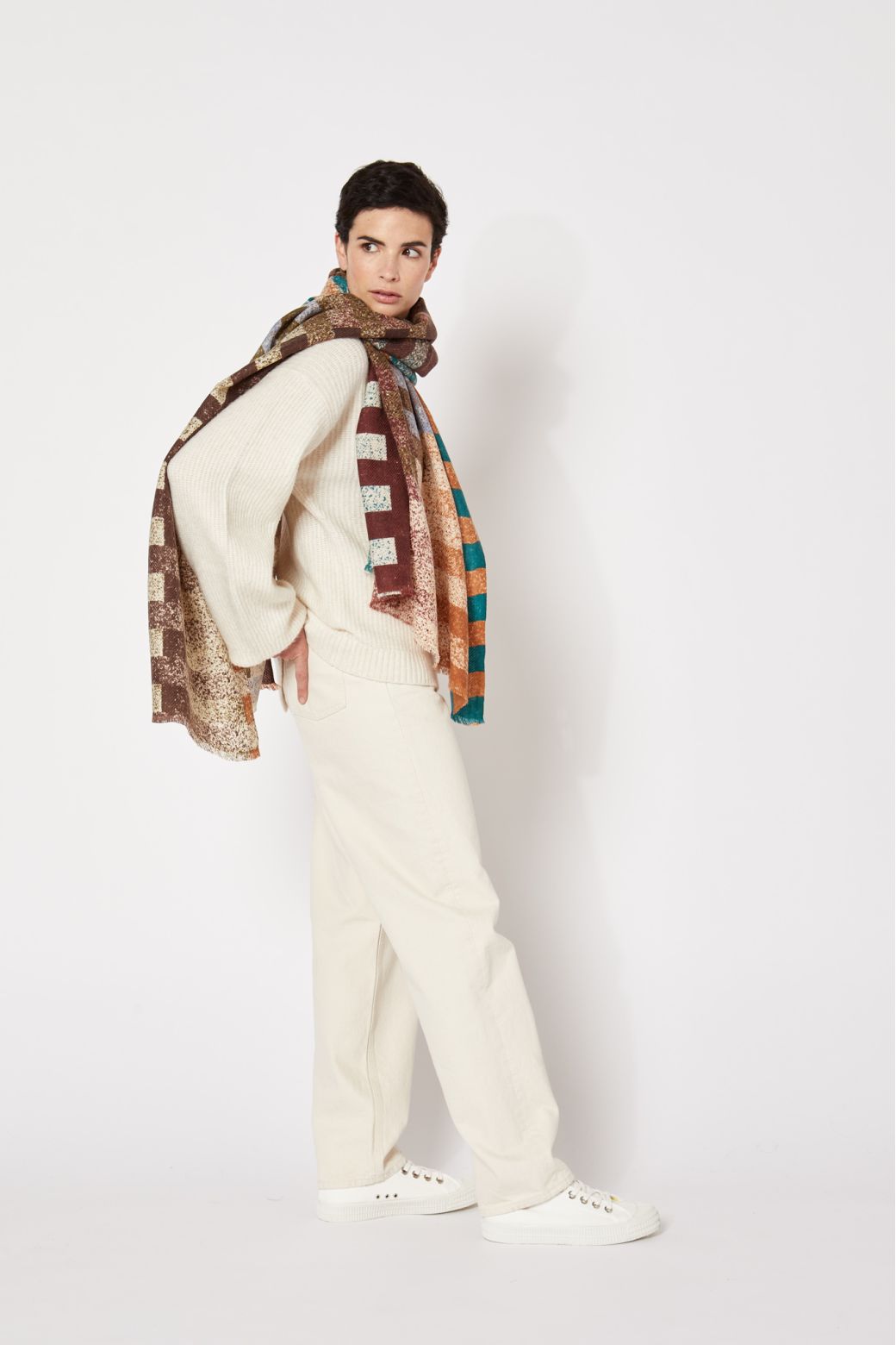 FOULARD MUSICAL BRUN