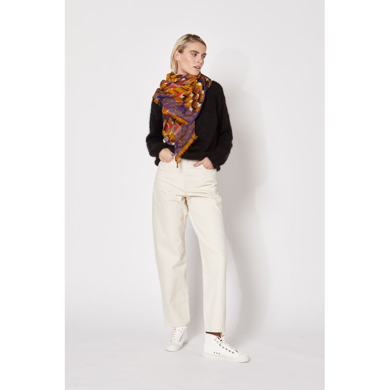MUSTARD OCTAVE SCARF