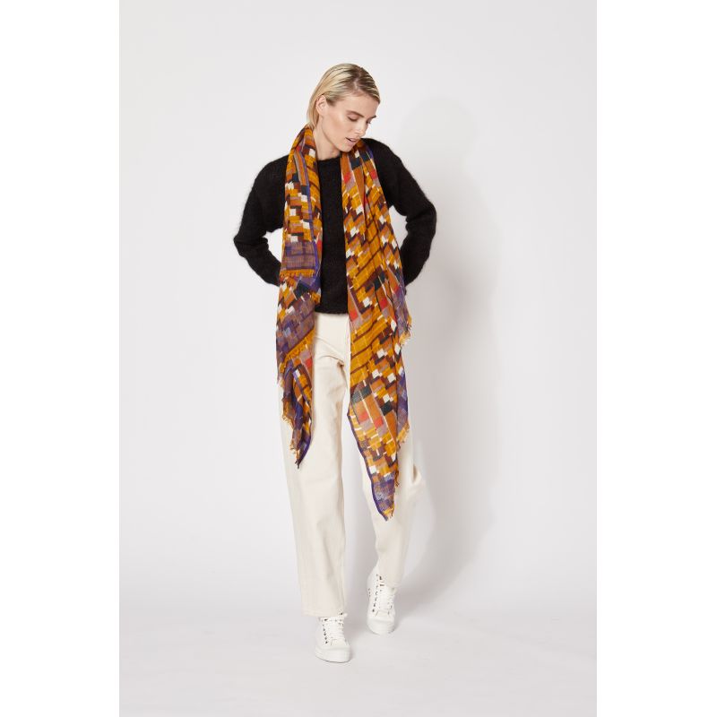 MUSTARD OCTAVE SCARF