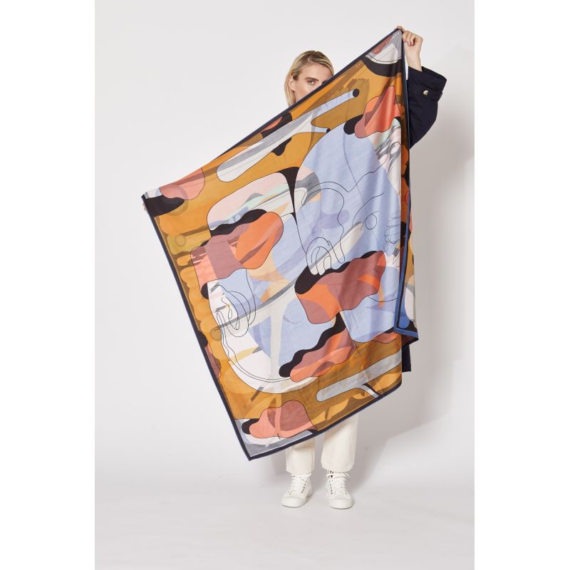 FOULARD CARENA'S ORCHARD ÉLECTRIQUE