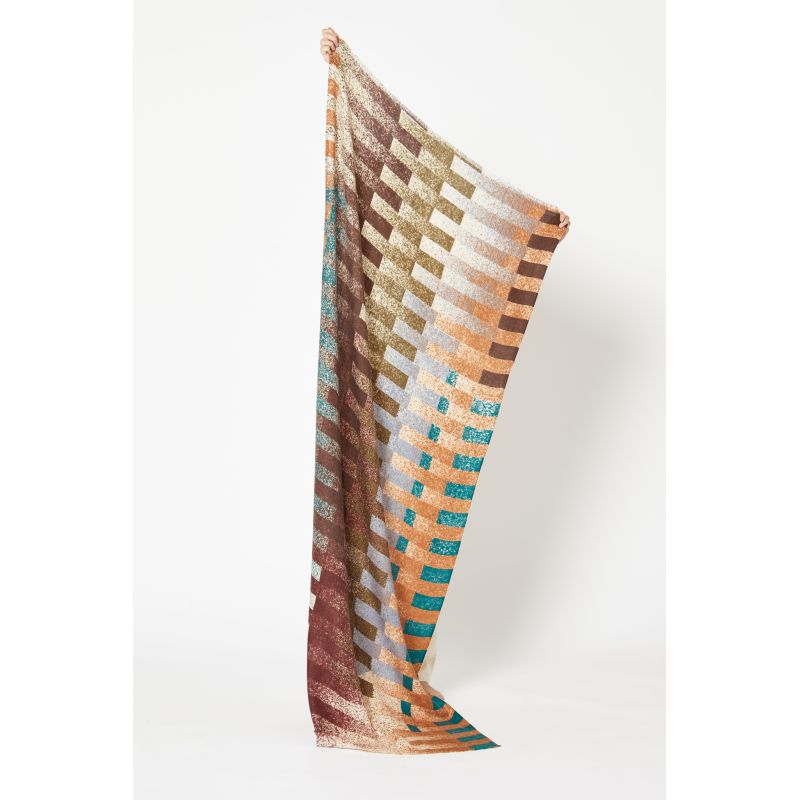 BROWN MUSICAL SCARF