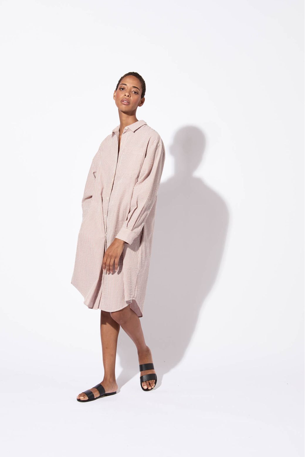 LILAC CARAMEL MARIUS MERYL DRESS