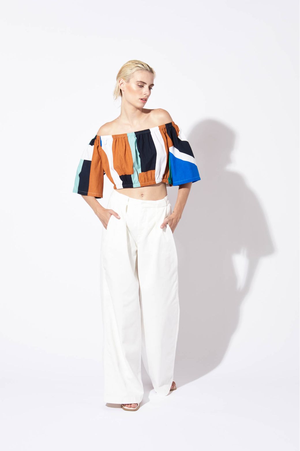 BLUE GREEN SINTRA SUPERSONIC TOP