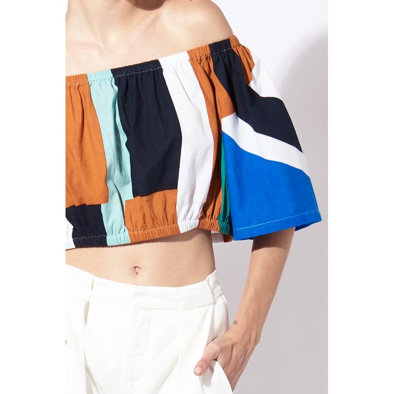 BLUE GREEN SINTRA SUPERSONIC TOP
