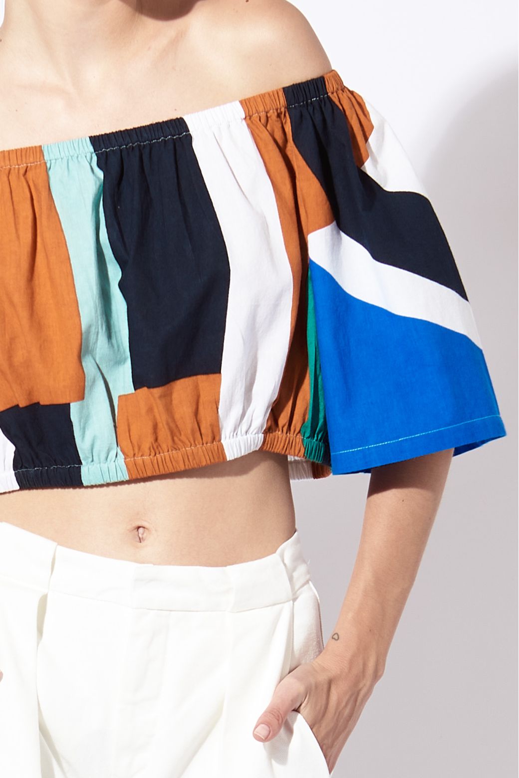 BLUE GREEN SINTRA SUPERSONIC TOP