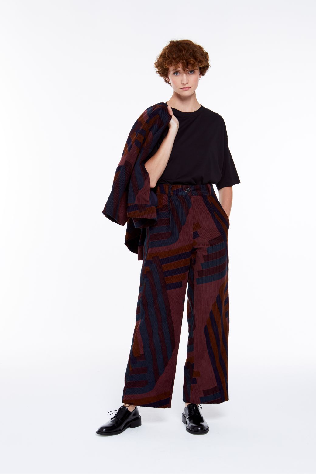 Pantalon Victor Alto Lie De Vin