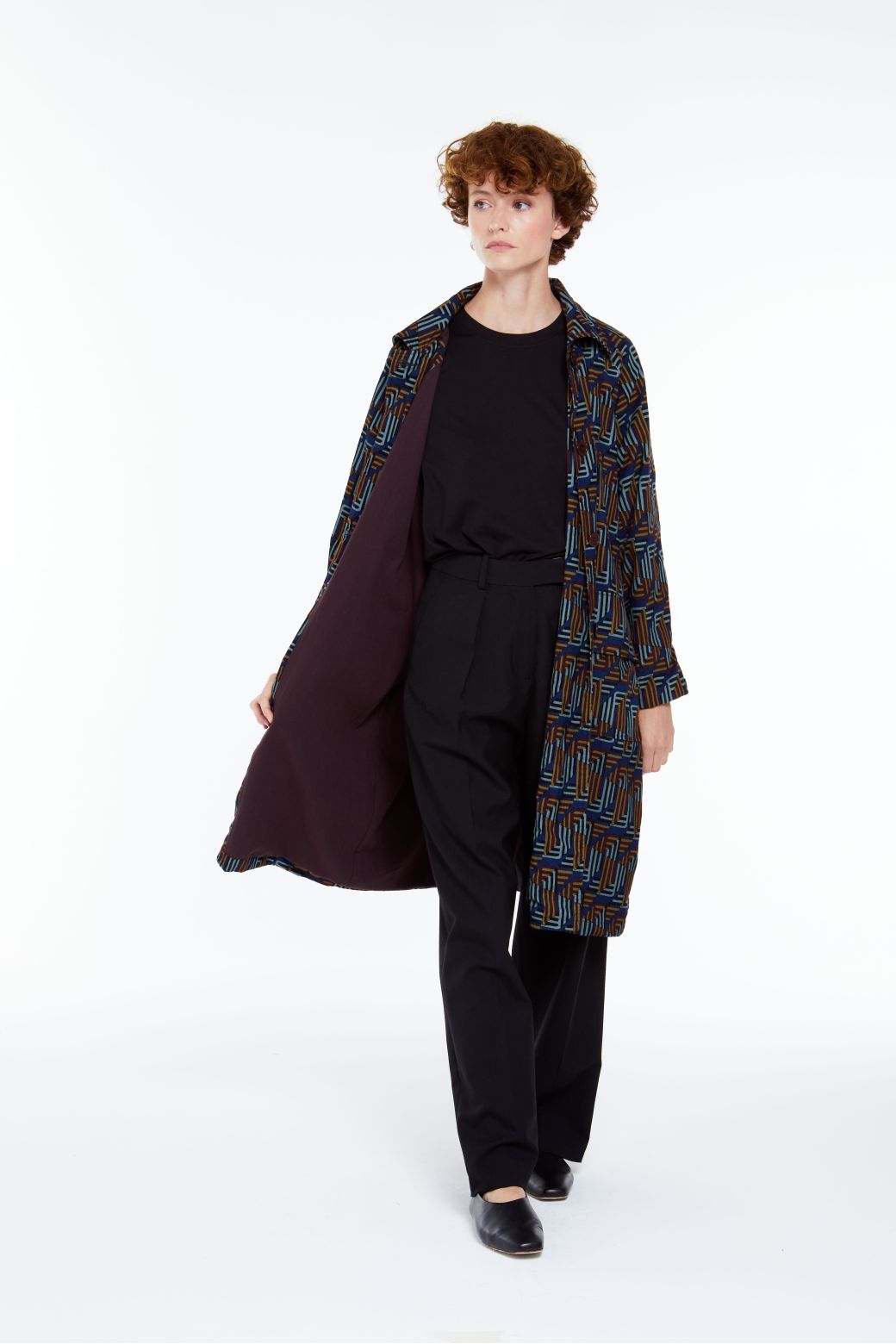 Manteau Leonor Atome Nuit