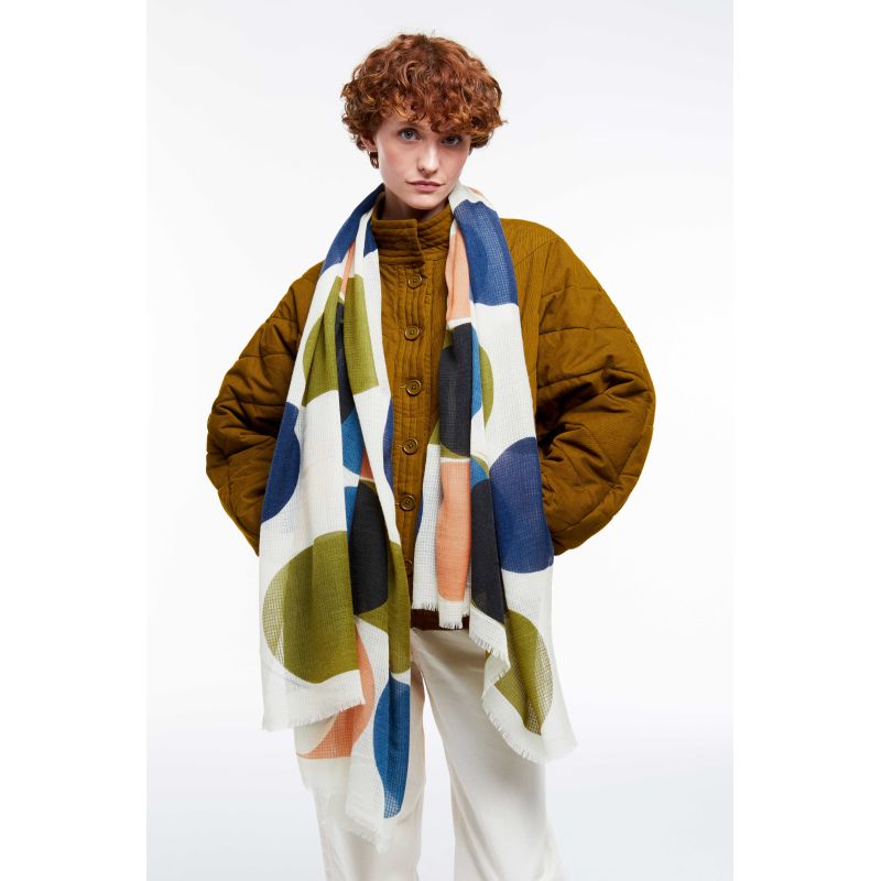 Foulard Ondulation Olive