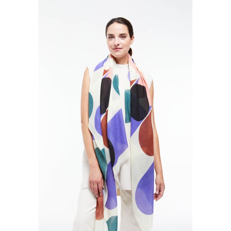 Foulard Ondulation Violet