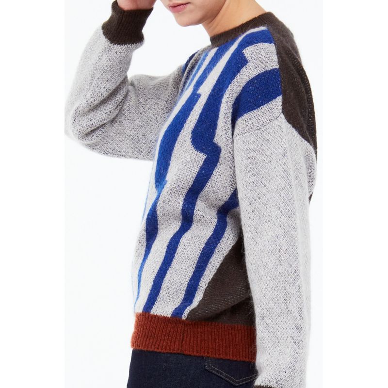 Pull Icone Céleste Bleu