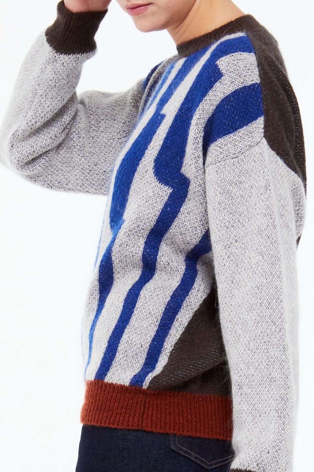 Pull Icone Céleste Bleu
