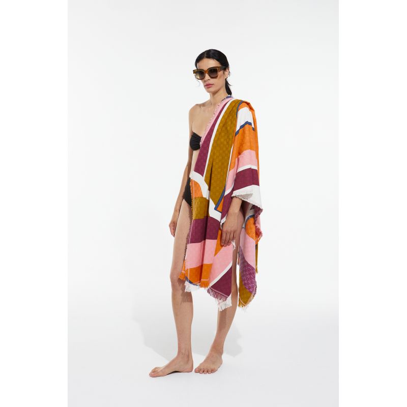 Drap De PlageLa Vague Rose