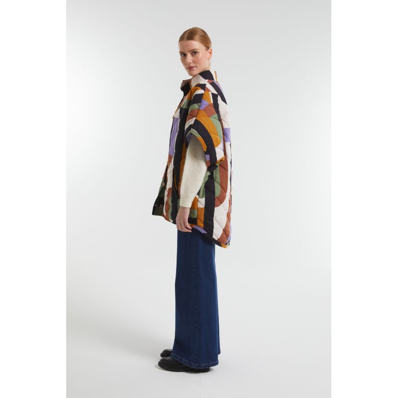 Manteau Erin Supersonic Brun Violet