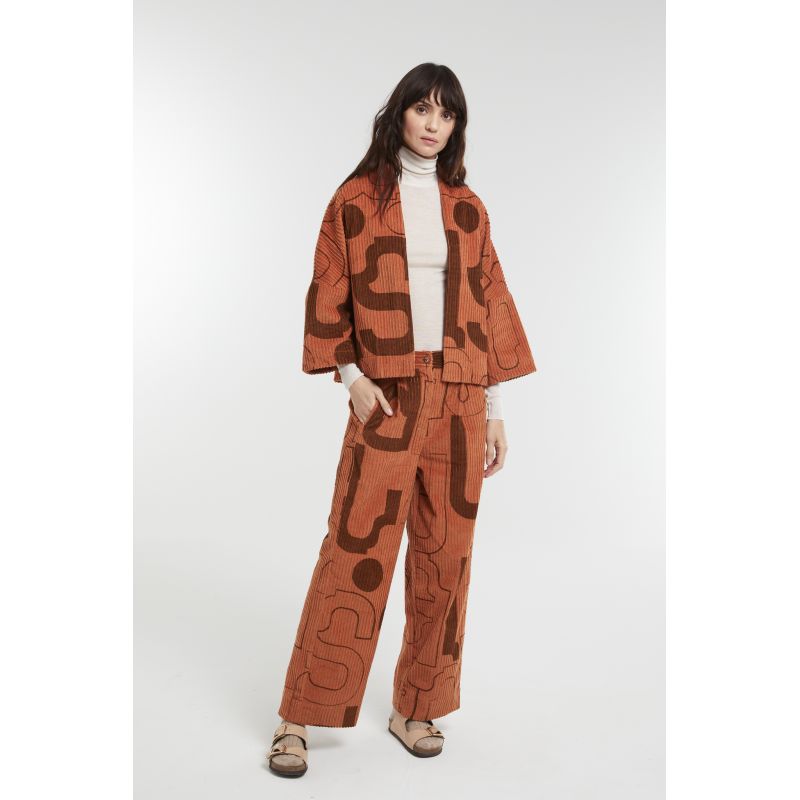 Pantalon Victor Lyrique Bicolor Tan