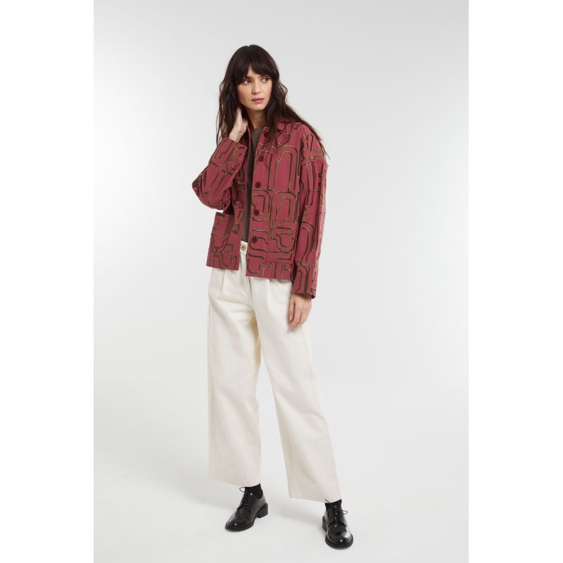 Veste Mina Lyrique Lie De Vin