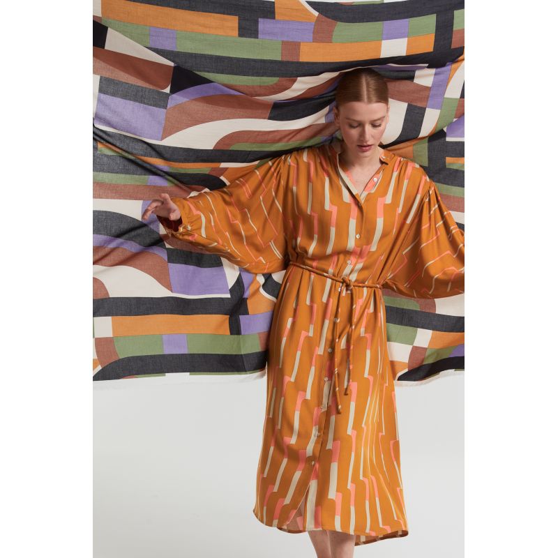 Robe Eulalie Celeste Ambre