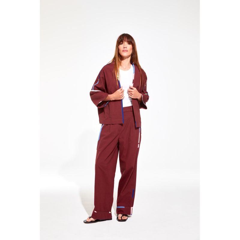 Veste Ada Melodie Bordeaux