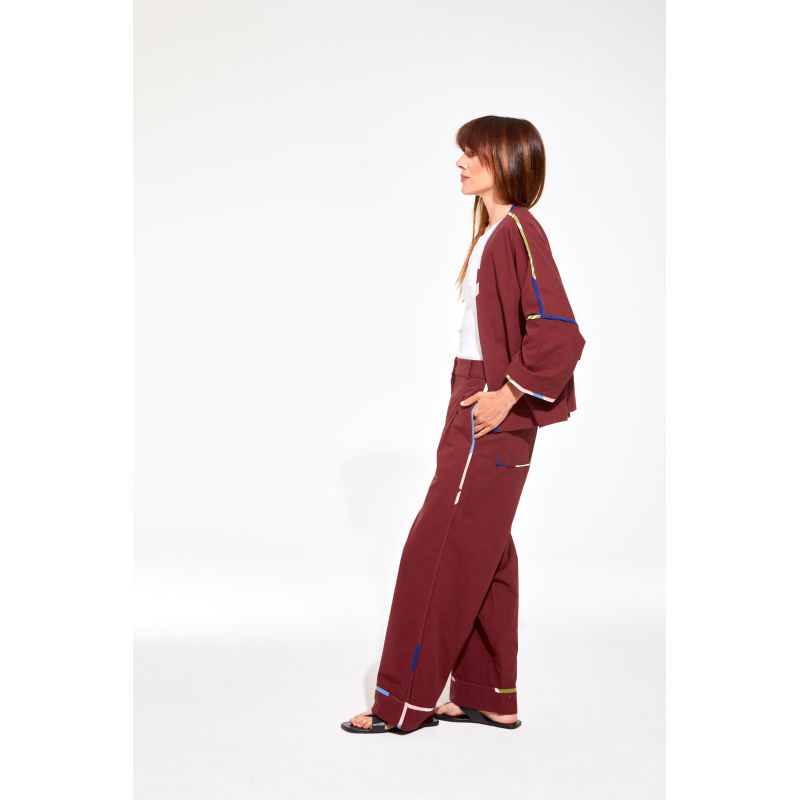 Veste Ada Melodie Bordeaux