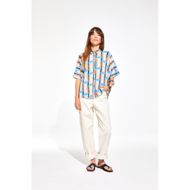 Chemise Nora Echo Bleu