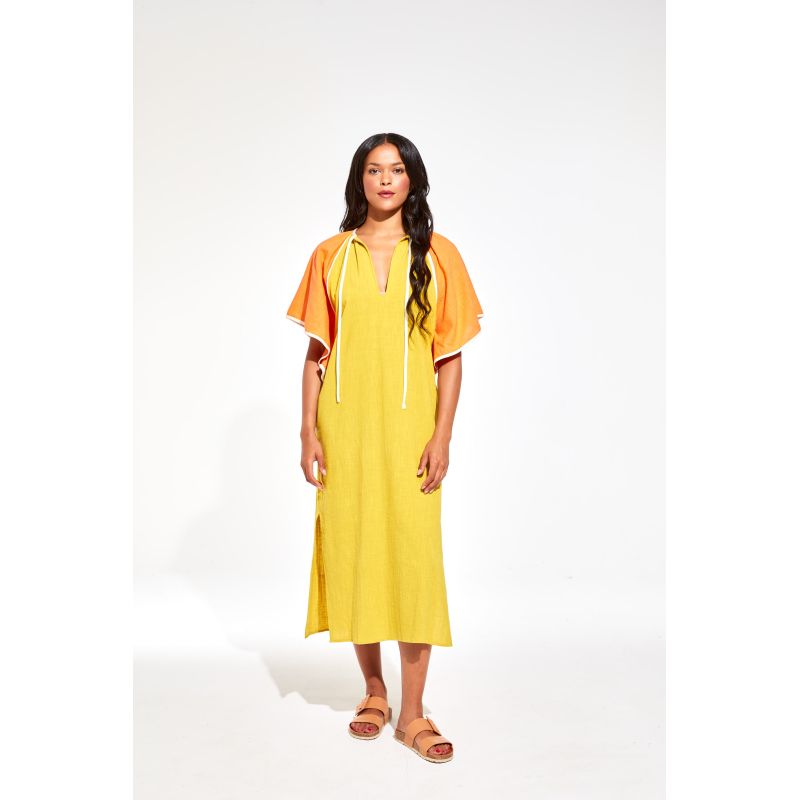 Robe Beth Zephyr Orange Kaki