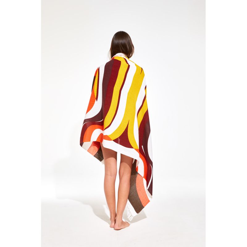 Drap De Plage Halo Cuivre