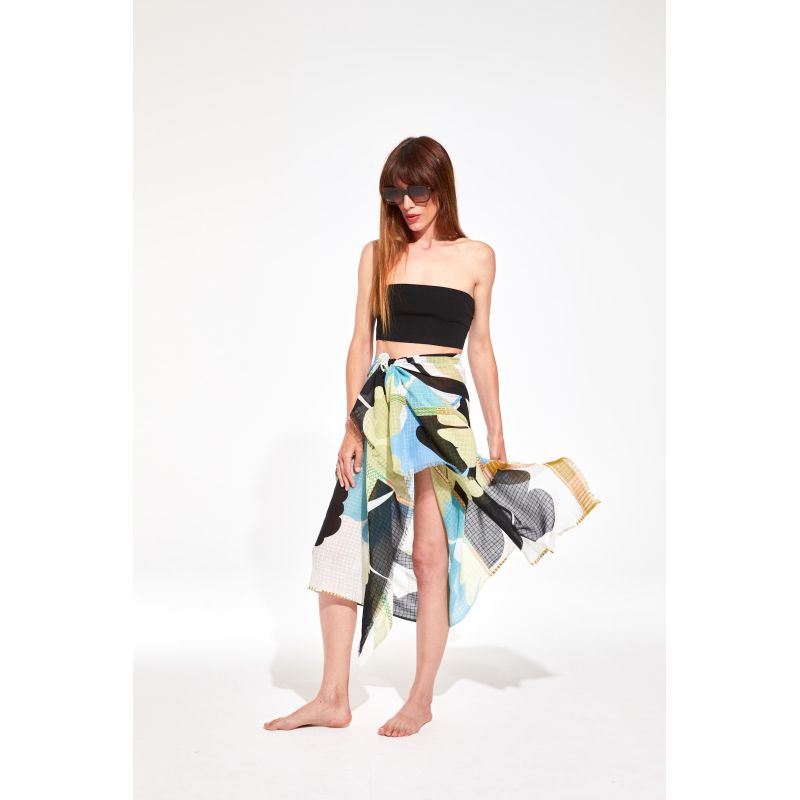 Foulard Bloom Kaki