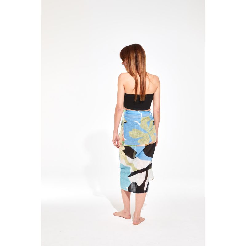 Foulard Bloom Kaki