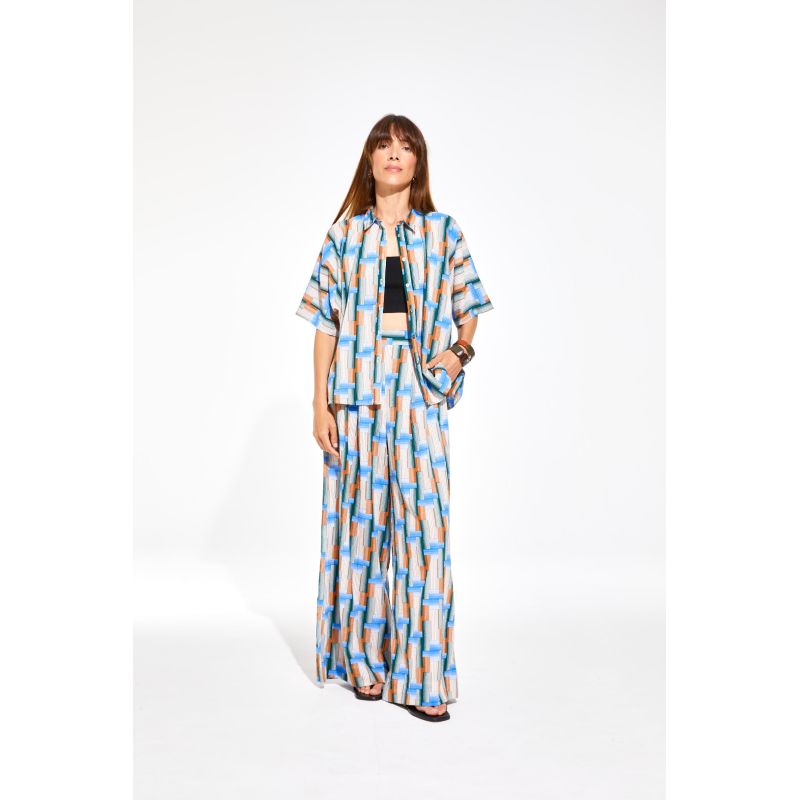 Chemise Nora Echo Bleu