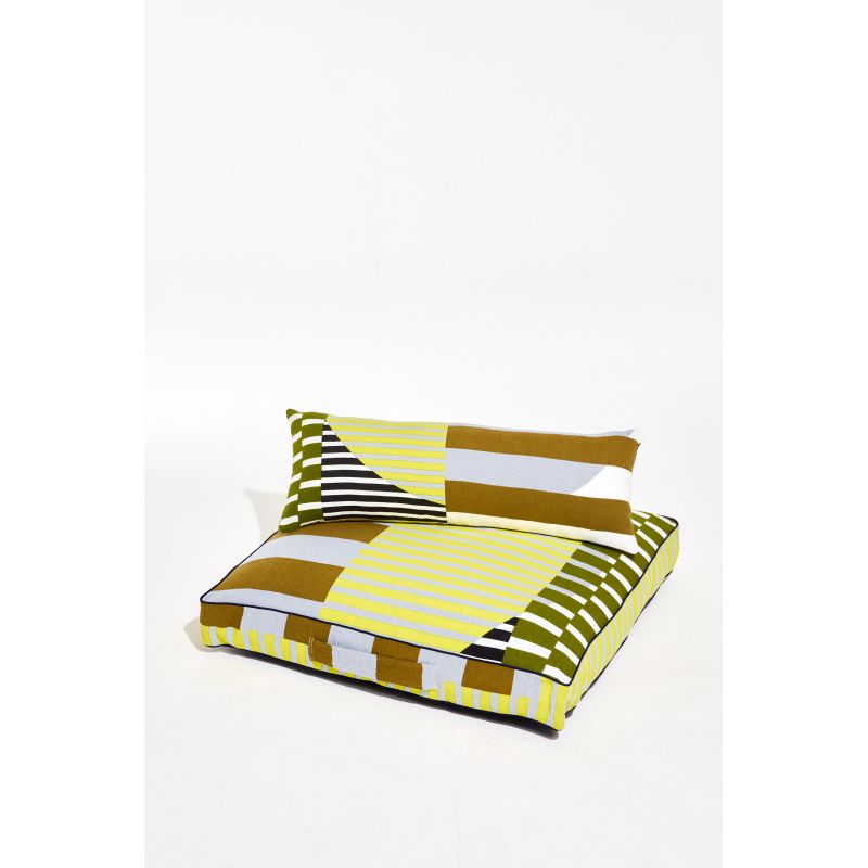Sol Khaki Floor Cushion 80/80/12Cm