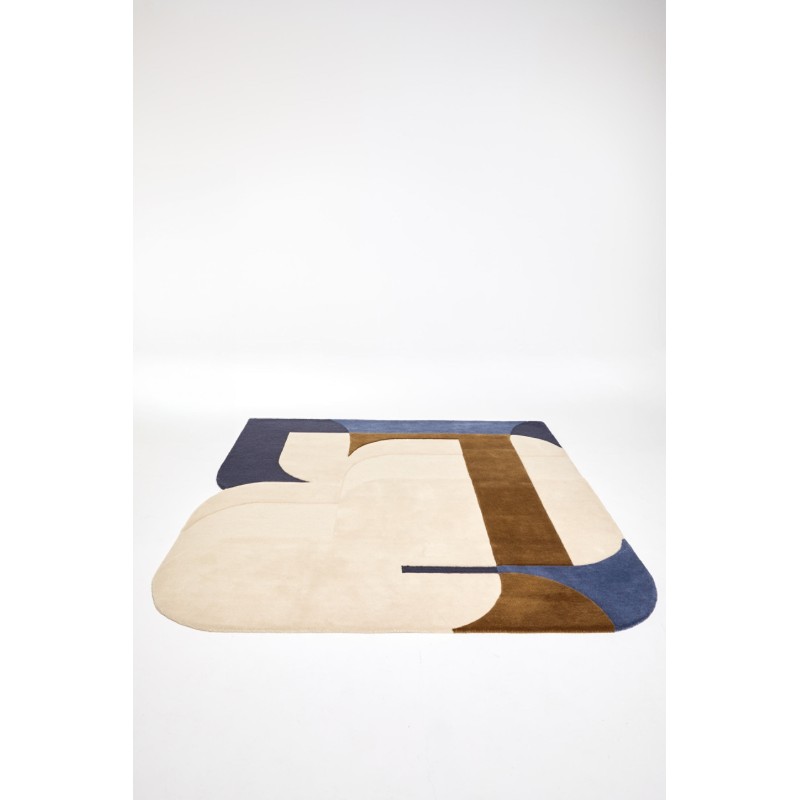 Large Calice Natural Square Rug 180x180 | Mapoésie