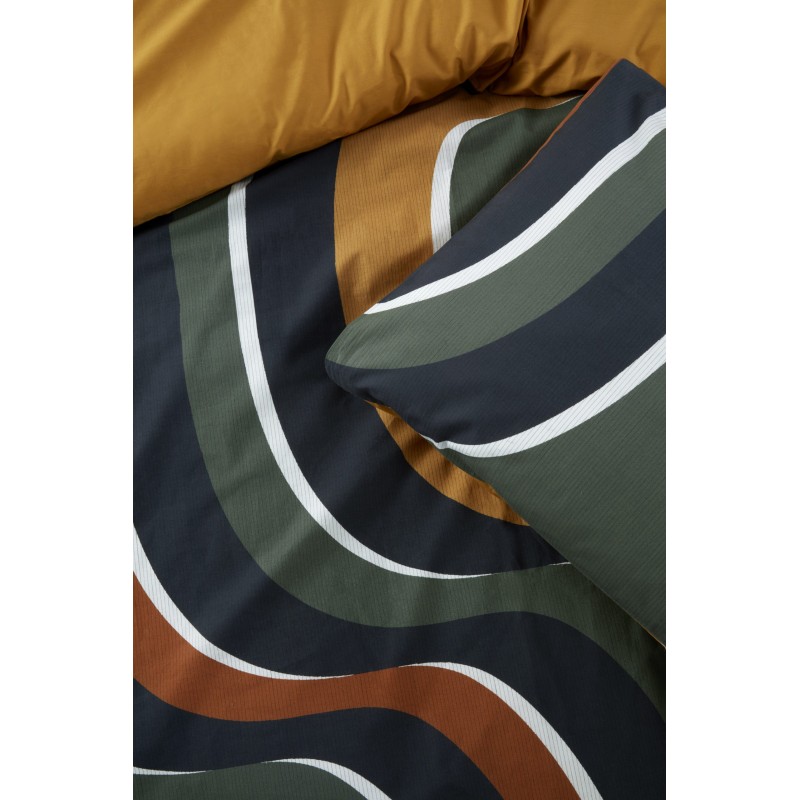 Housse de coussin Rythme Kaki