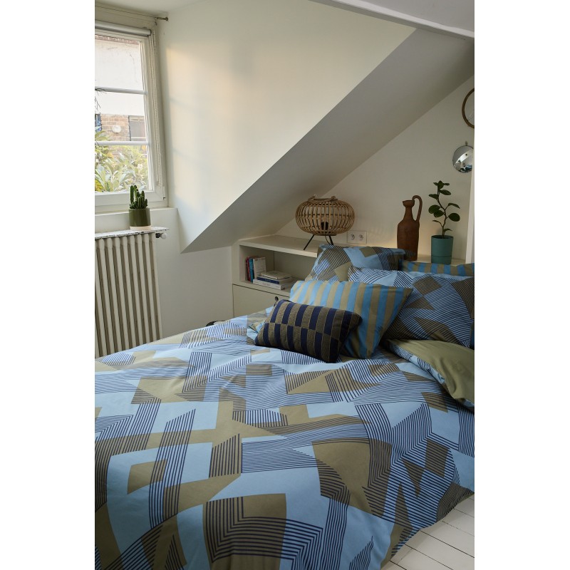 Housse de coussin Stella Bleu 50x75