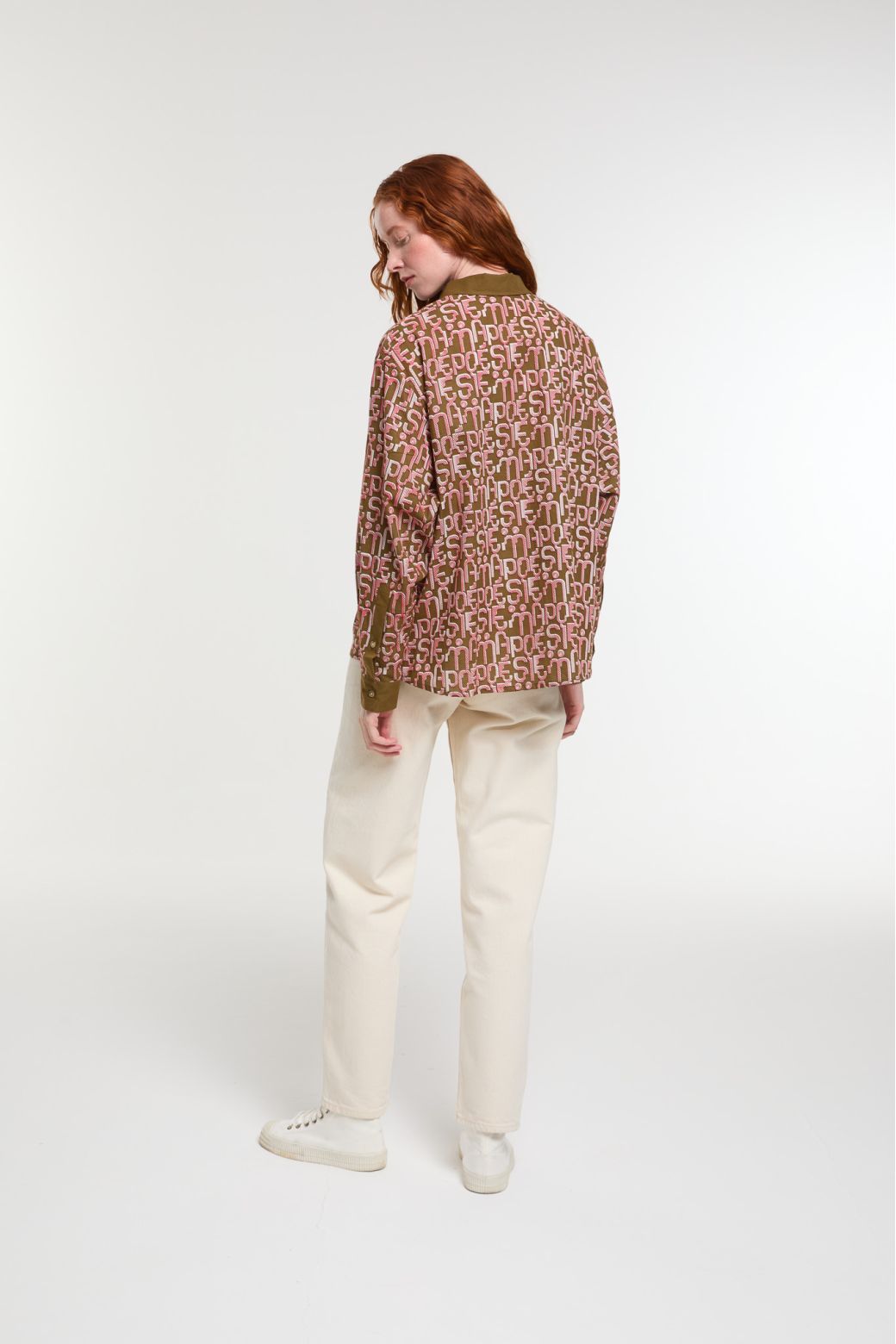 Chemise Rosalie Origine Kaki Rose