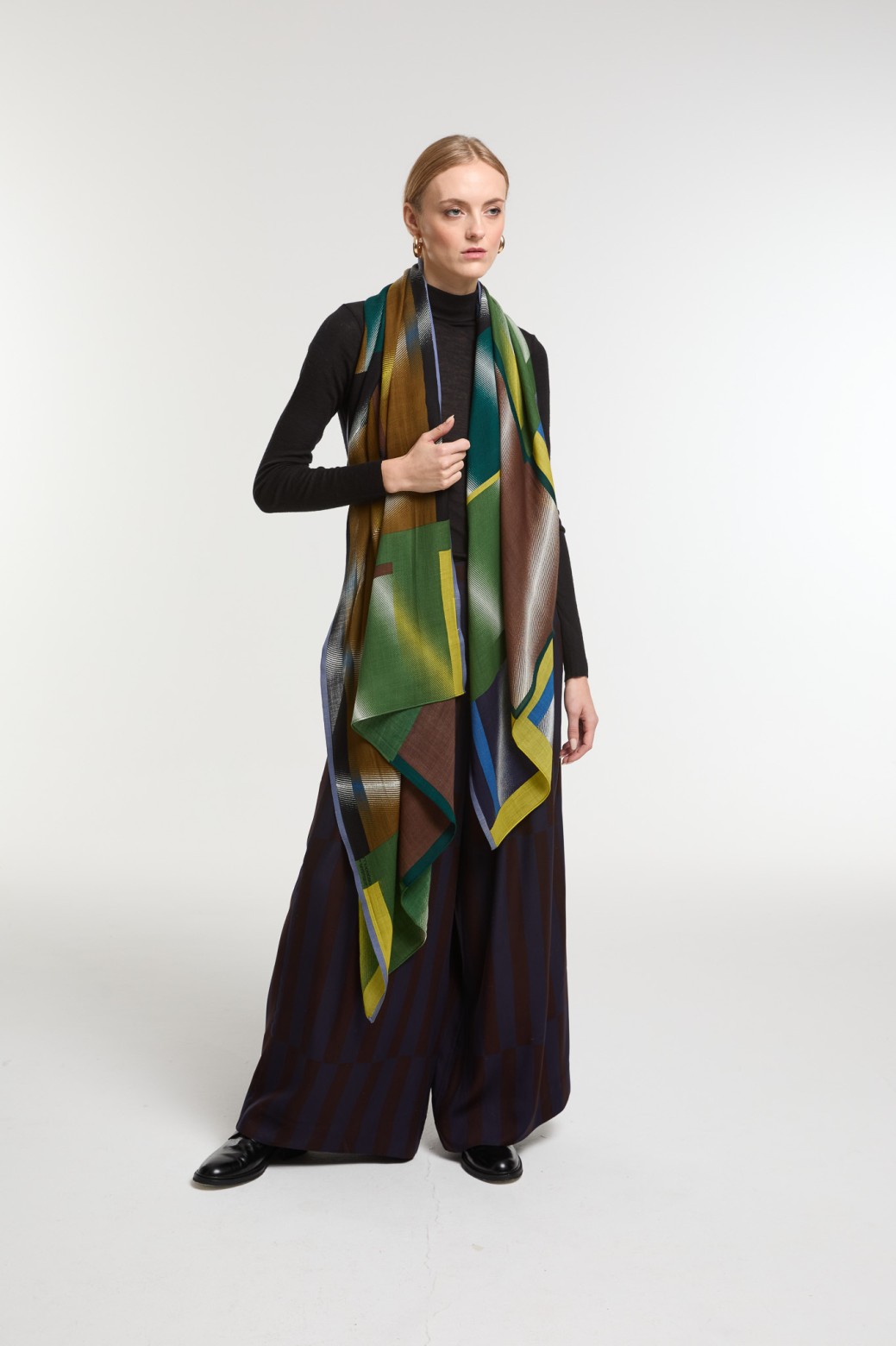 Foulard Mystique Lime Arty Moderne | Mapoésie Paris
