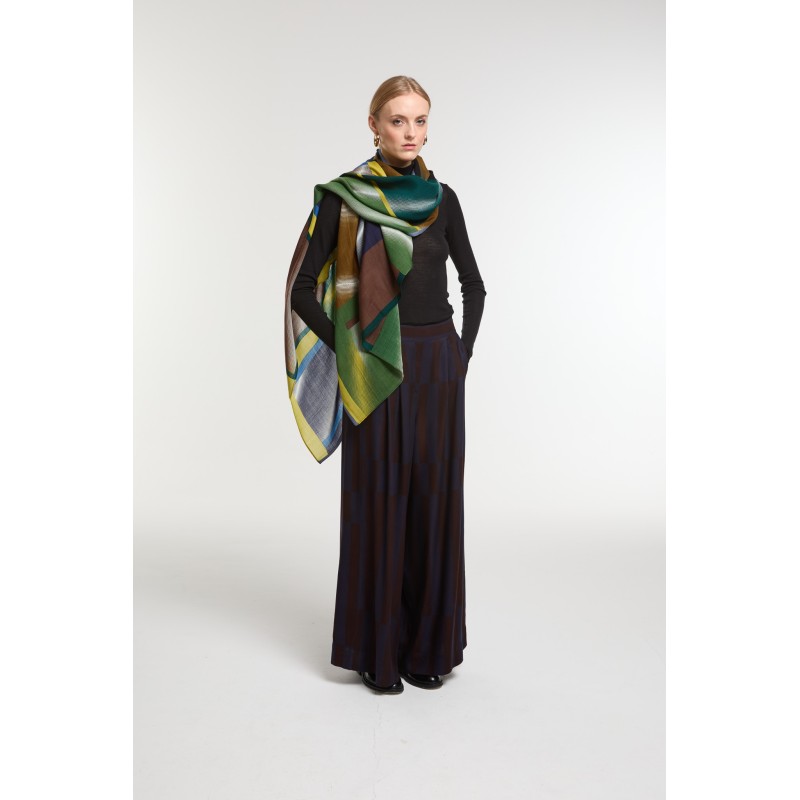 Foulard Mystique Lime Arty Moderne | Mapoésie Paris