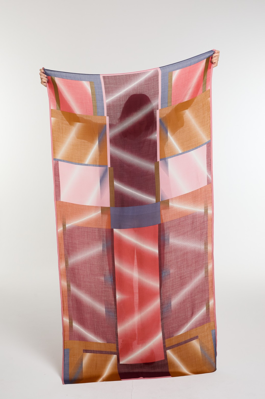 Foulard Mystique Bordeaux Nuance Riche | Mapoésie