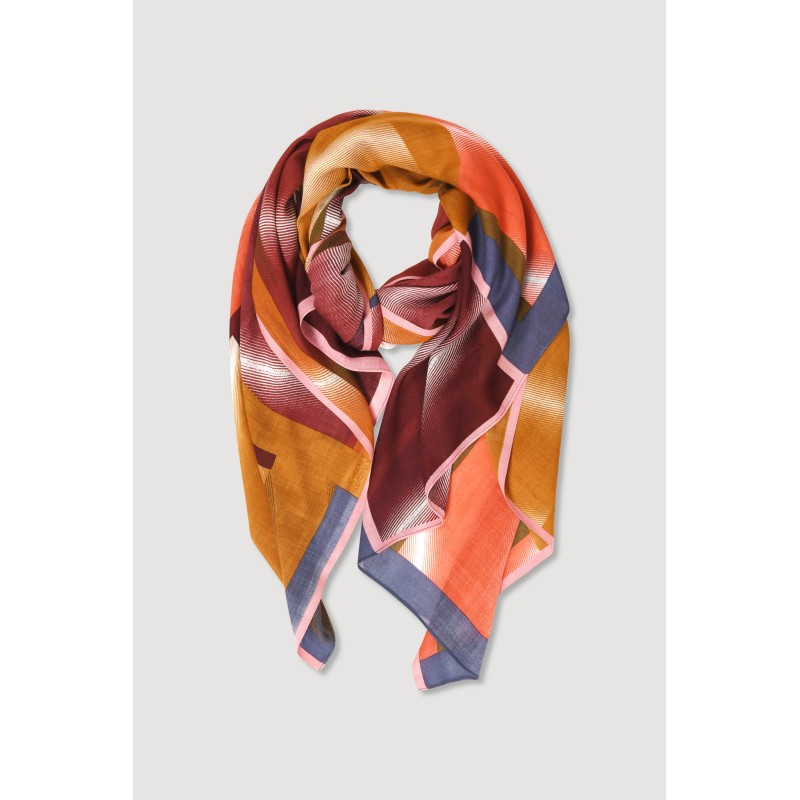 Foulard Mystique Bordeaux Nuance Riche | Mapoésie