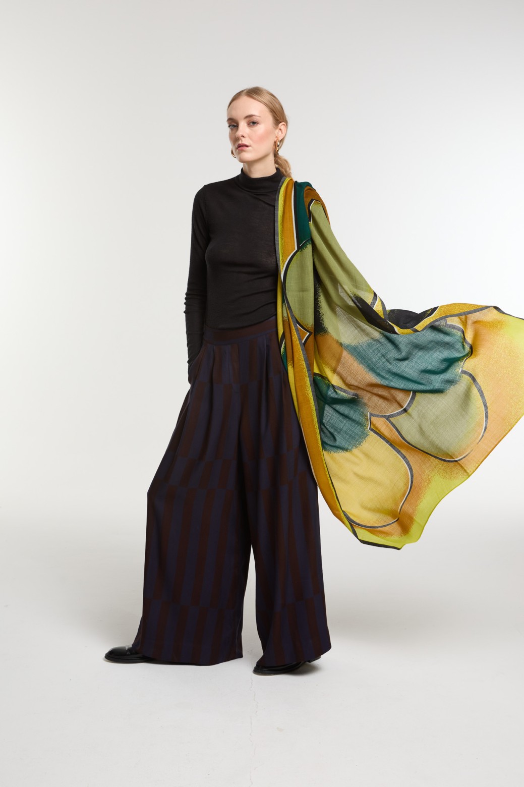 Foulard Aurae Ocre Style Créateur | Mapoésie