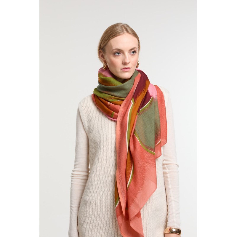 Foulard Aurae Blush Teintes Douces | Mapoésie
