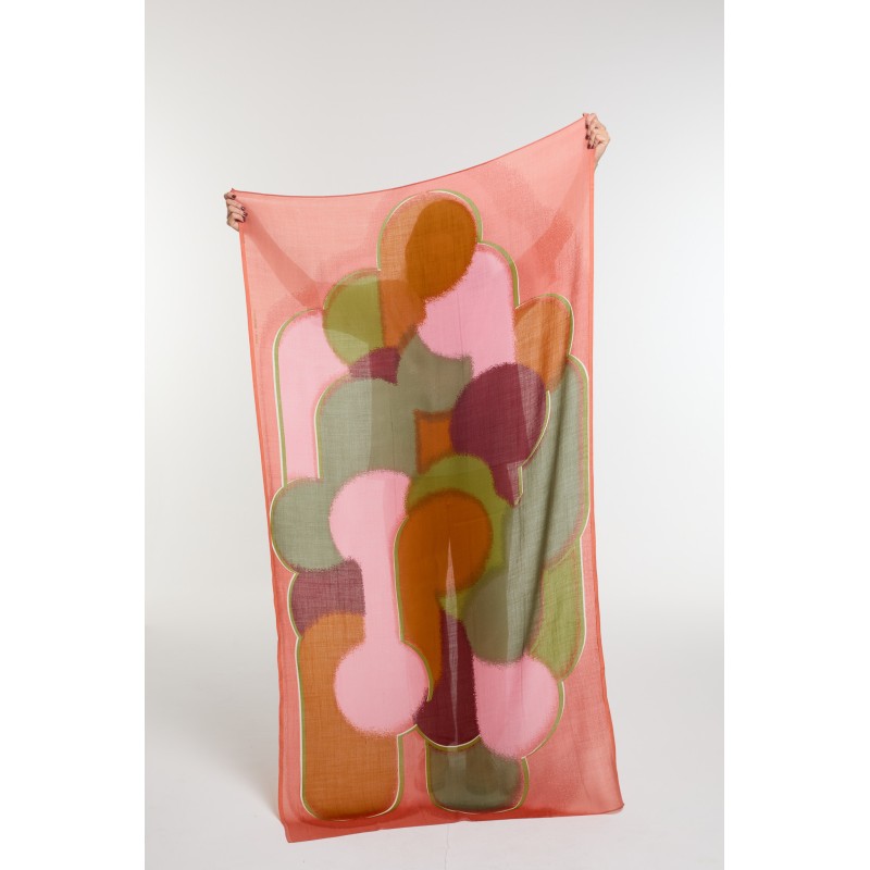 Foulard Aurae Blush Teintes Douces | Mapoésie