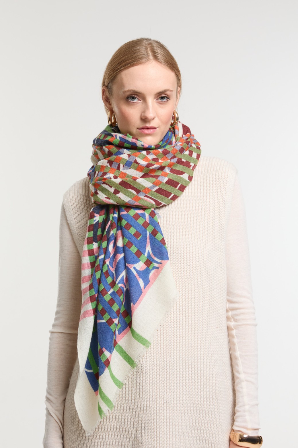 Foulard Fragrance Multico Graphique | Mapoésie Paris