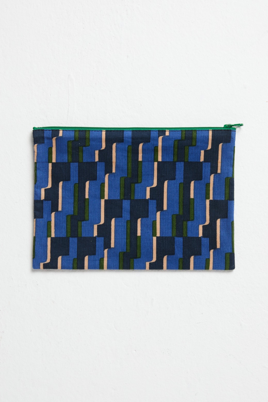 Pochette Goa Mystere Bleu Motif Arty | Mapoésie Paris
