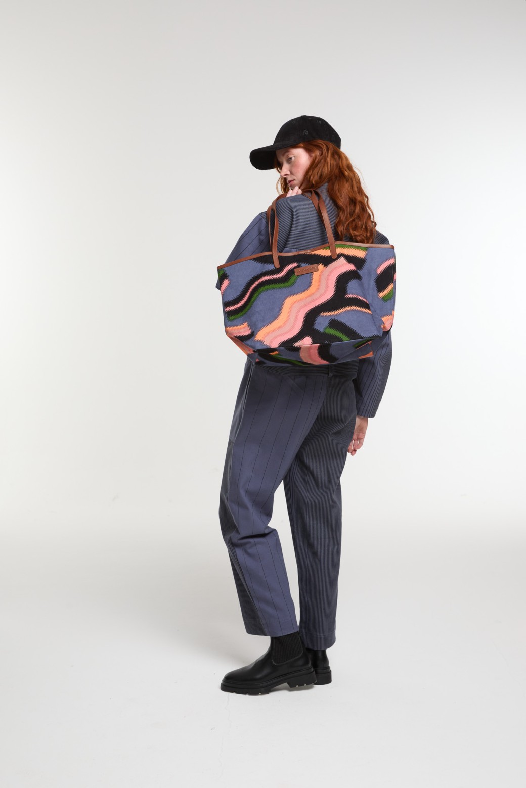 Sac Mirae Mouvance Rose Cabas Imprimé | Mapoésie
