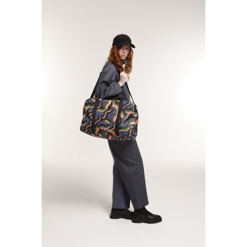 Sac de Voyage Evasion Mouvance Rose Chic | Mapoésie Paris