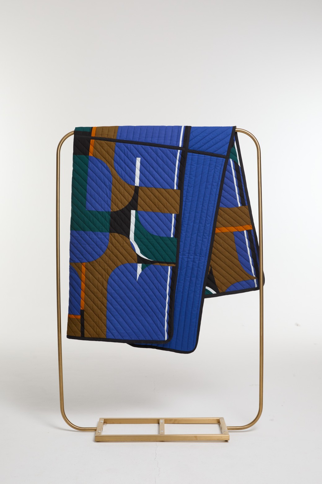 Boutis Chance Bleu aux Motifs Arty | Mapoésie