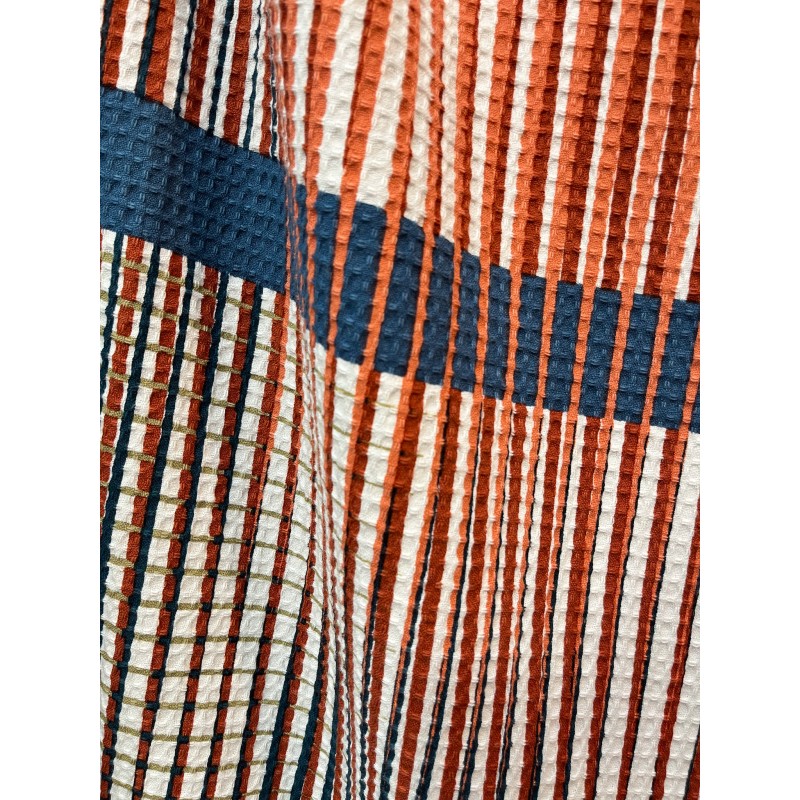 Plaid Vibrant Terracotta Doux & Chaud | Mapoésie