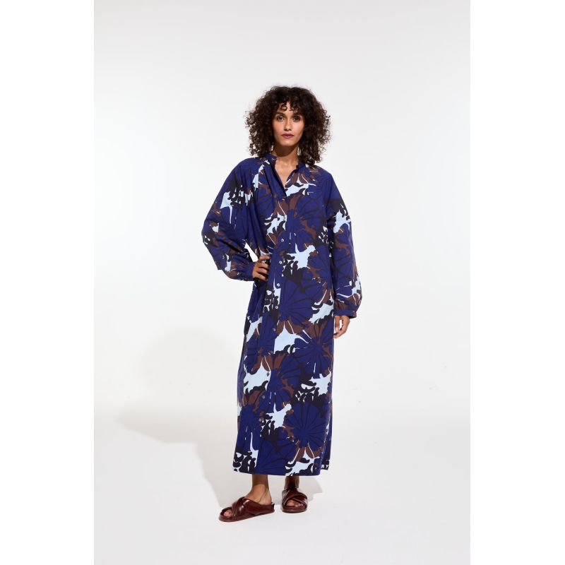 Robe Eulalie Pavot Bleu