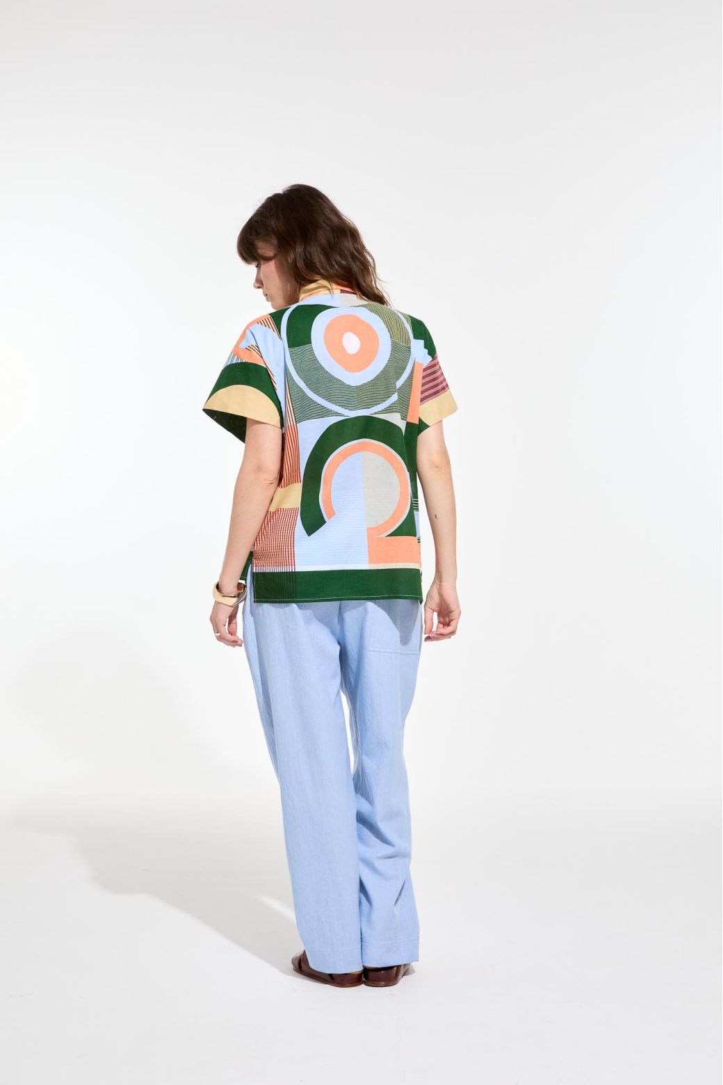 Chemise Andrew Ta Poesie Corail Nuage
