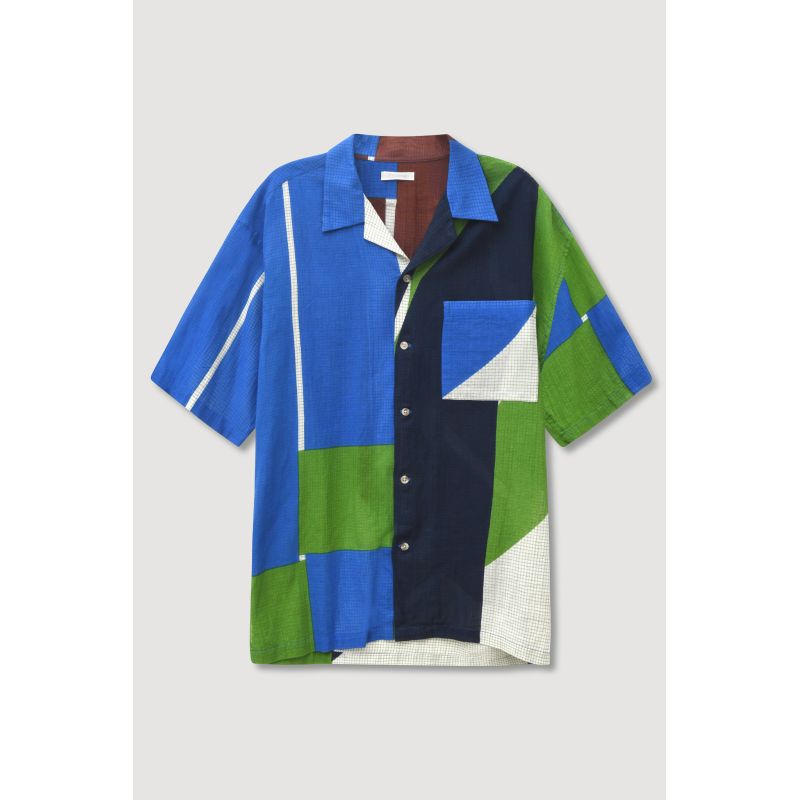 Chemise Homy Liane Bleu Vert